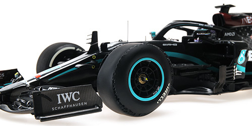 1:18 Mercedes AMG W11, L. Hamilton 'Winner British GP 2020, Flat tyre'