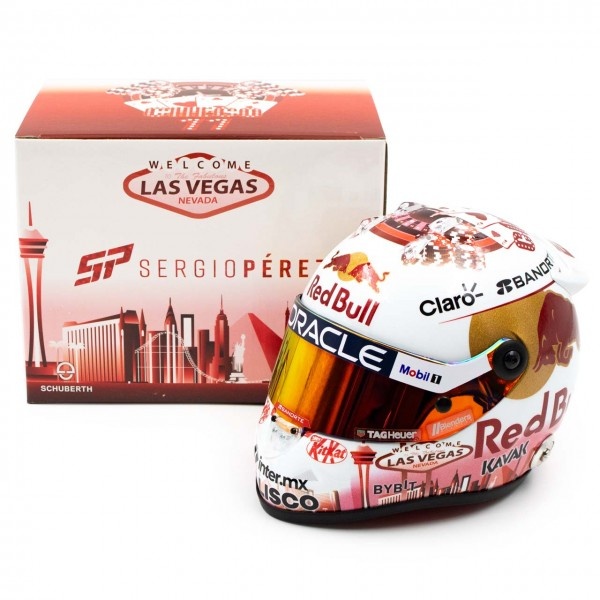 1:2 Helmet Sergio Perez  Las Vegas GP 2023
