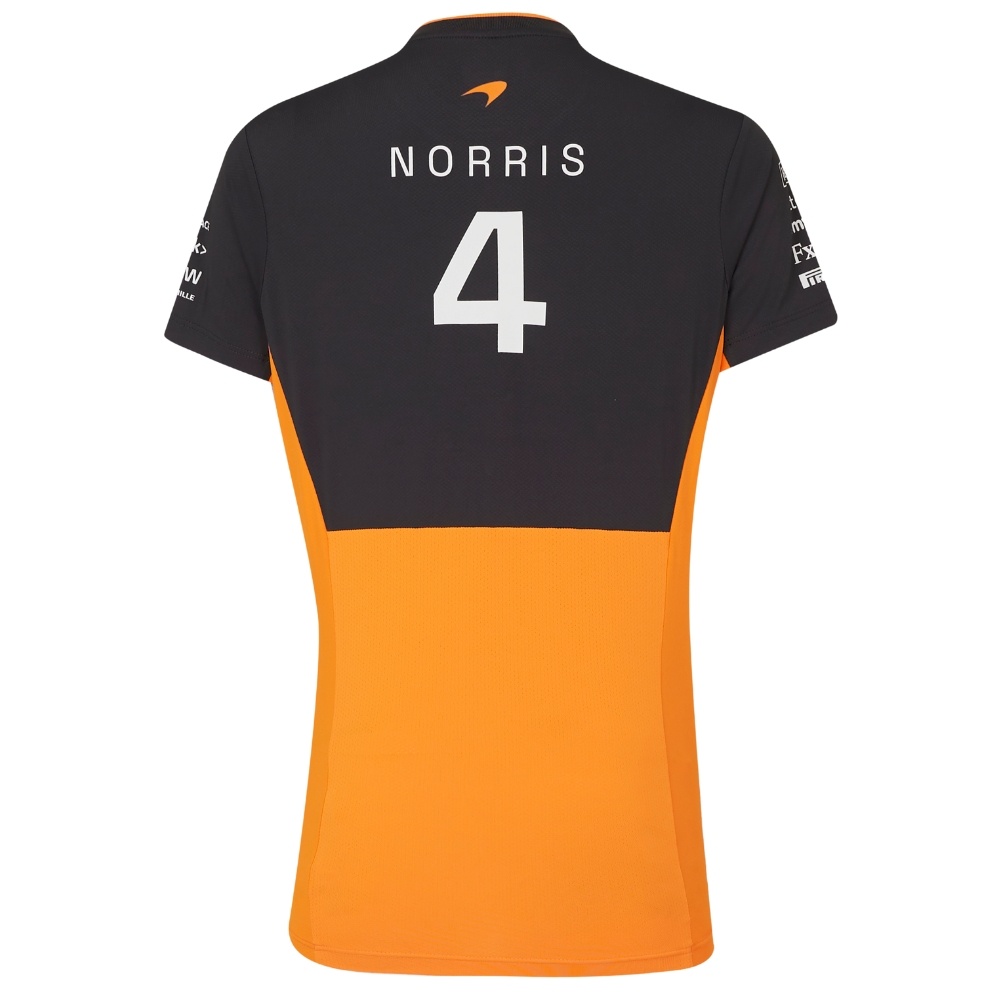 2024 McLaren L. Norris Kurzarm-T-Shirt für Damen