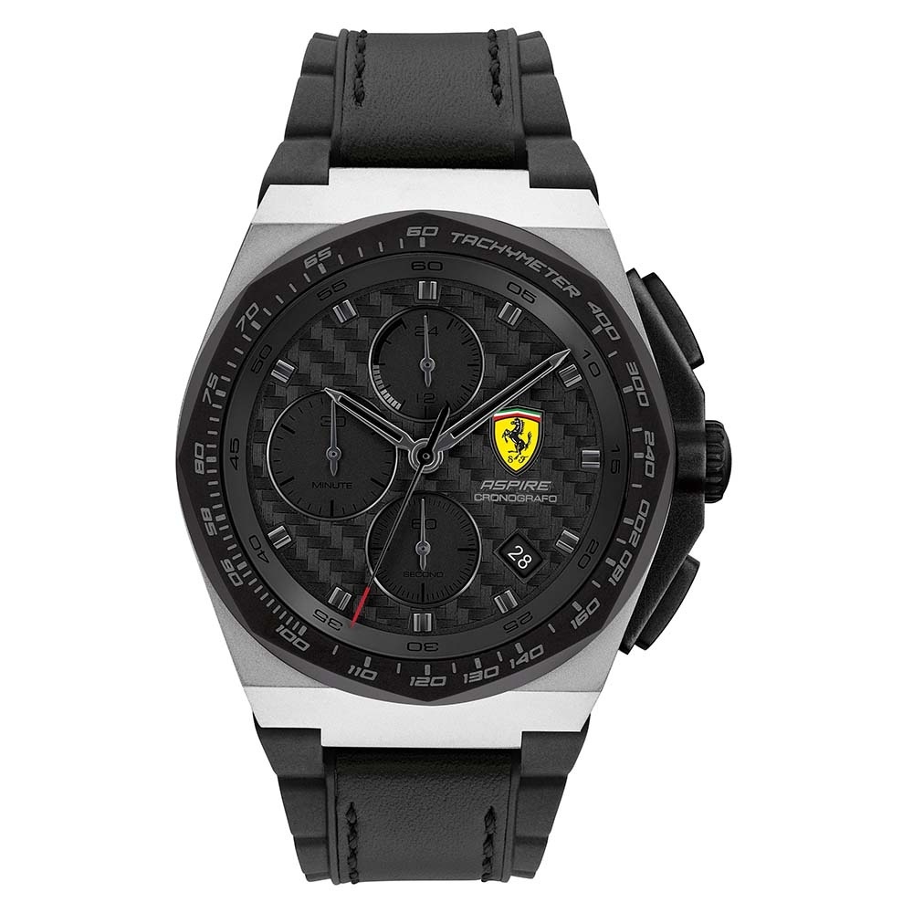 Scuderia Ferrari Horloge Aspire Chrono Leer 44MM 5ATM