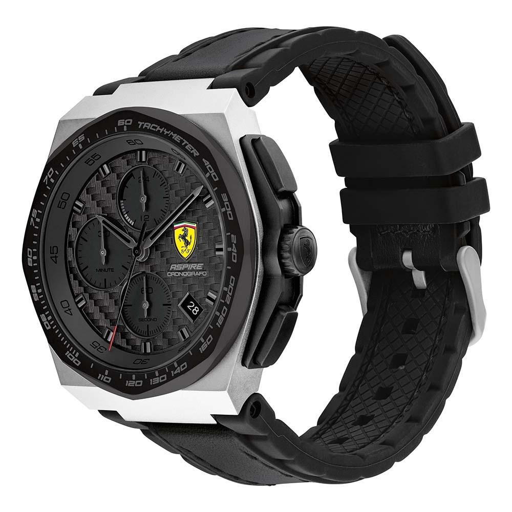 Scuderia Ferrari Horloge Aspire Chrono Leer 44MM 5ATM