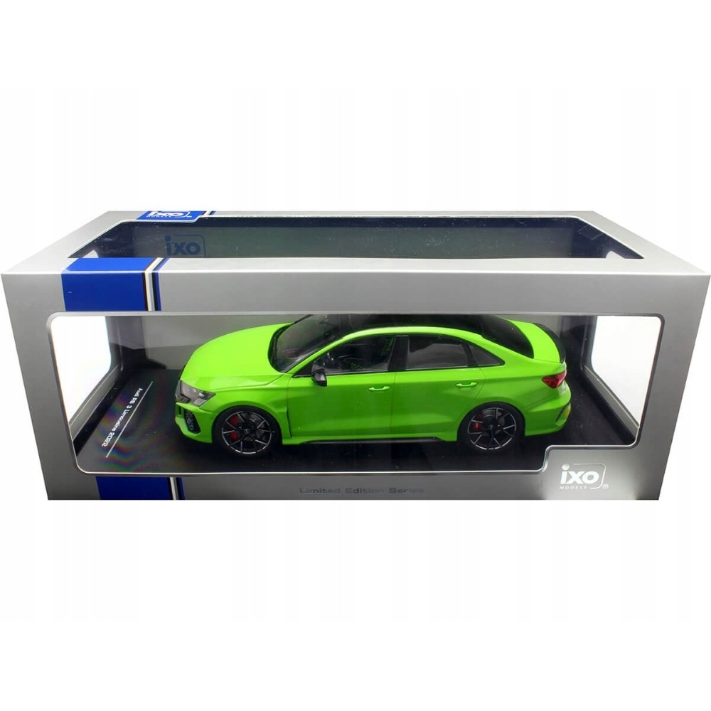 1:18 Audi RS3 Limousine 2022 light green MCG Scale model - Pole 