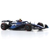 1:43 Williams Racing FW45 #2 Logan Sargeant Britischer GP 2023 - Williams 800. GP blau-schwarz-weiß Spark Modell im Maßstab