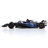 1:43 Williams Racing FW45 #2 Logan Sargeant Britischer GP 2023 - Williams 800. GP blau-schwarz-weiß Spark Modell im Maßstab