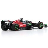 1:43 Alfa Romeo F1 Team Stake C43 #77 Valtteri Bottas Belgian GP 2023 Red-black-green Spark Scale model
