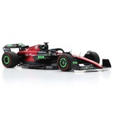 1:43 Alfa Romeo F1 Team Stake C43 #77 Valtteri Bottas Belgian GP 2023 Red-black-green Spark Scale model