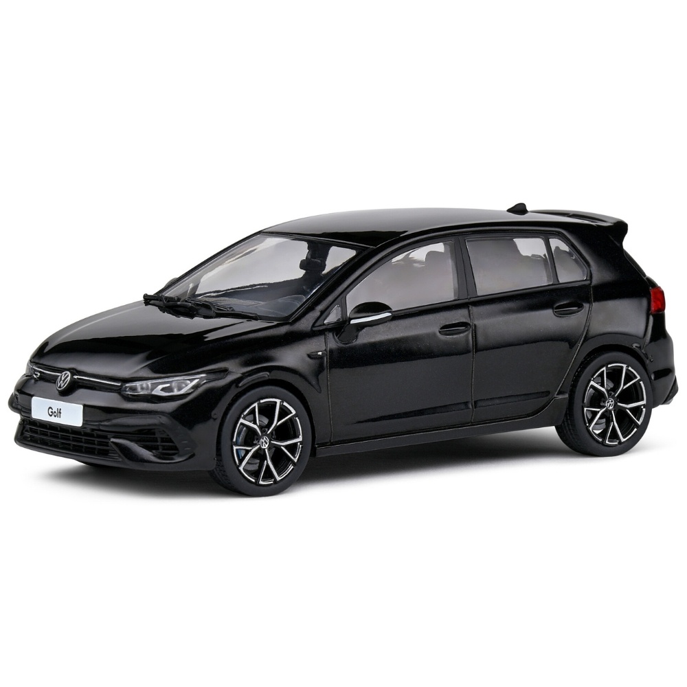 1:43 VW Golf VIII R 2022 schwarz Solido Maßstabmodell