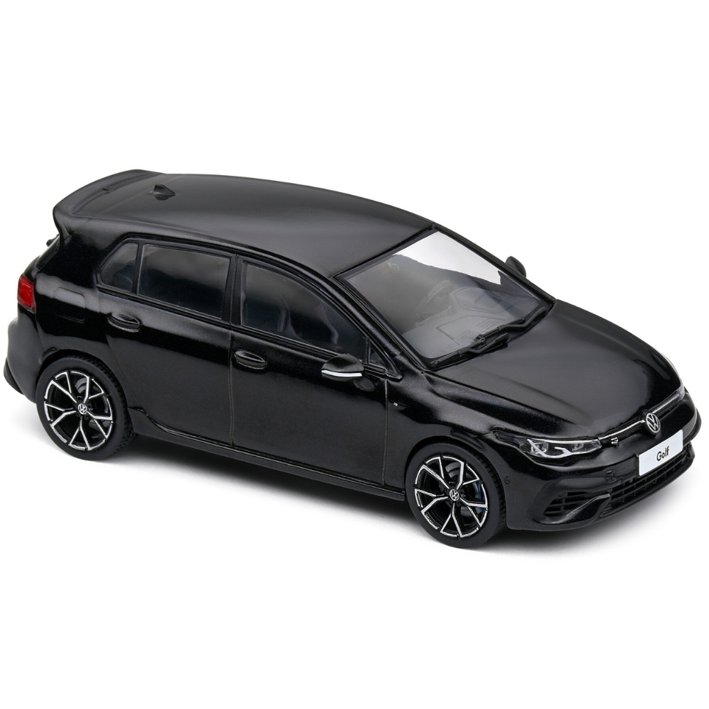 1:43 VW Golf VIII R 2022 schwarz Solido Maßstabmodell