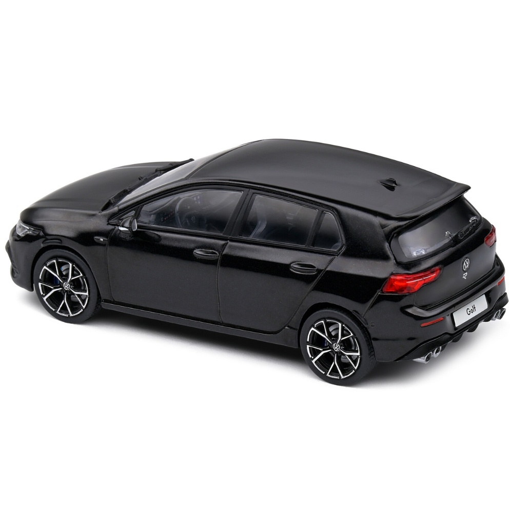 1:43 VW Golf VIII R 2022 schwarz Solido Maßstabmodell