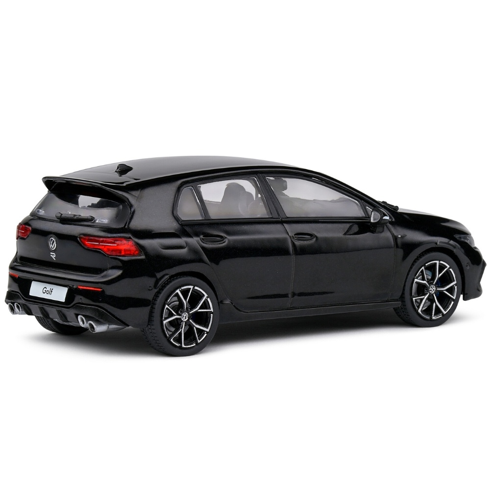 1:43 VW Golf VIII R 2022 schwarz Solido Maßstabmodell