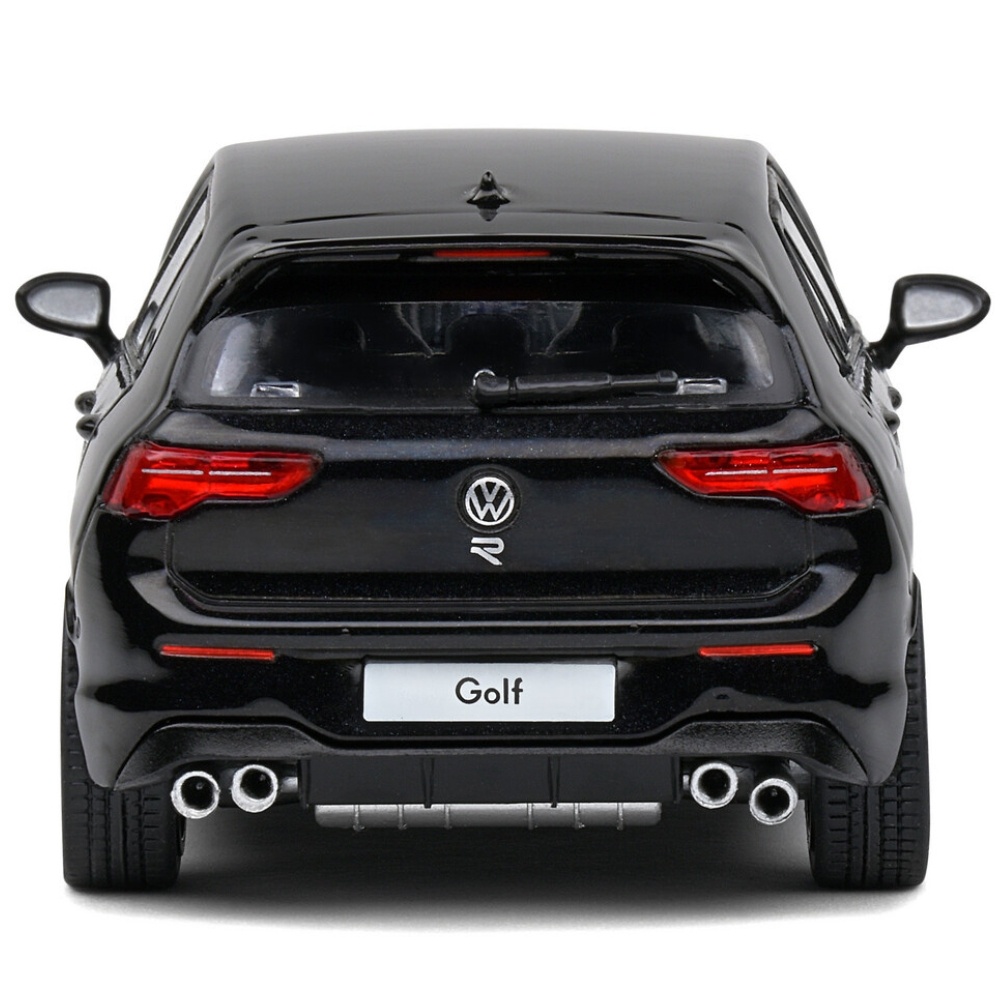 1:43 VW Golf VIII R 2022 schwarz Solido Maßstabmodell