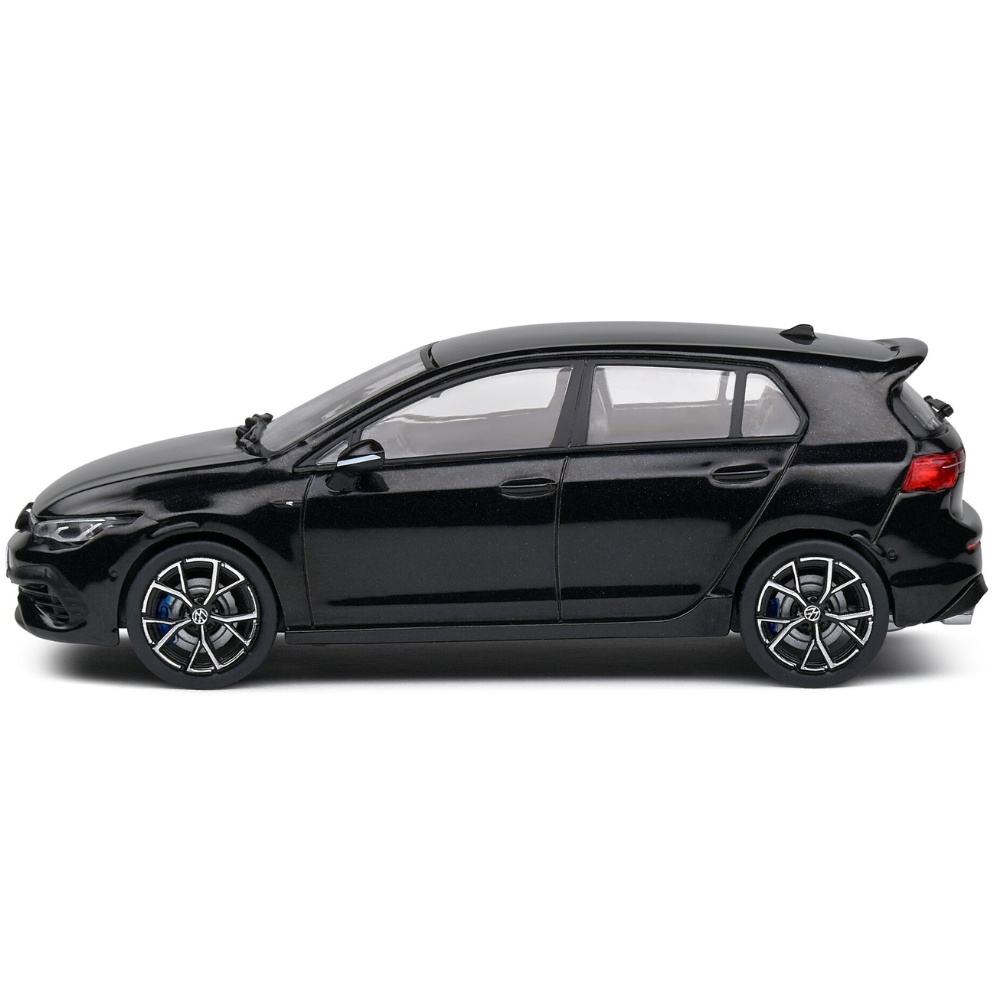 1:43 VW Golf VIII R 2022 black Solido Scale Model