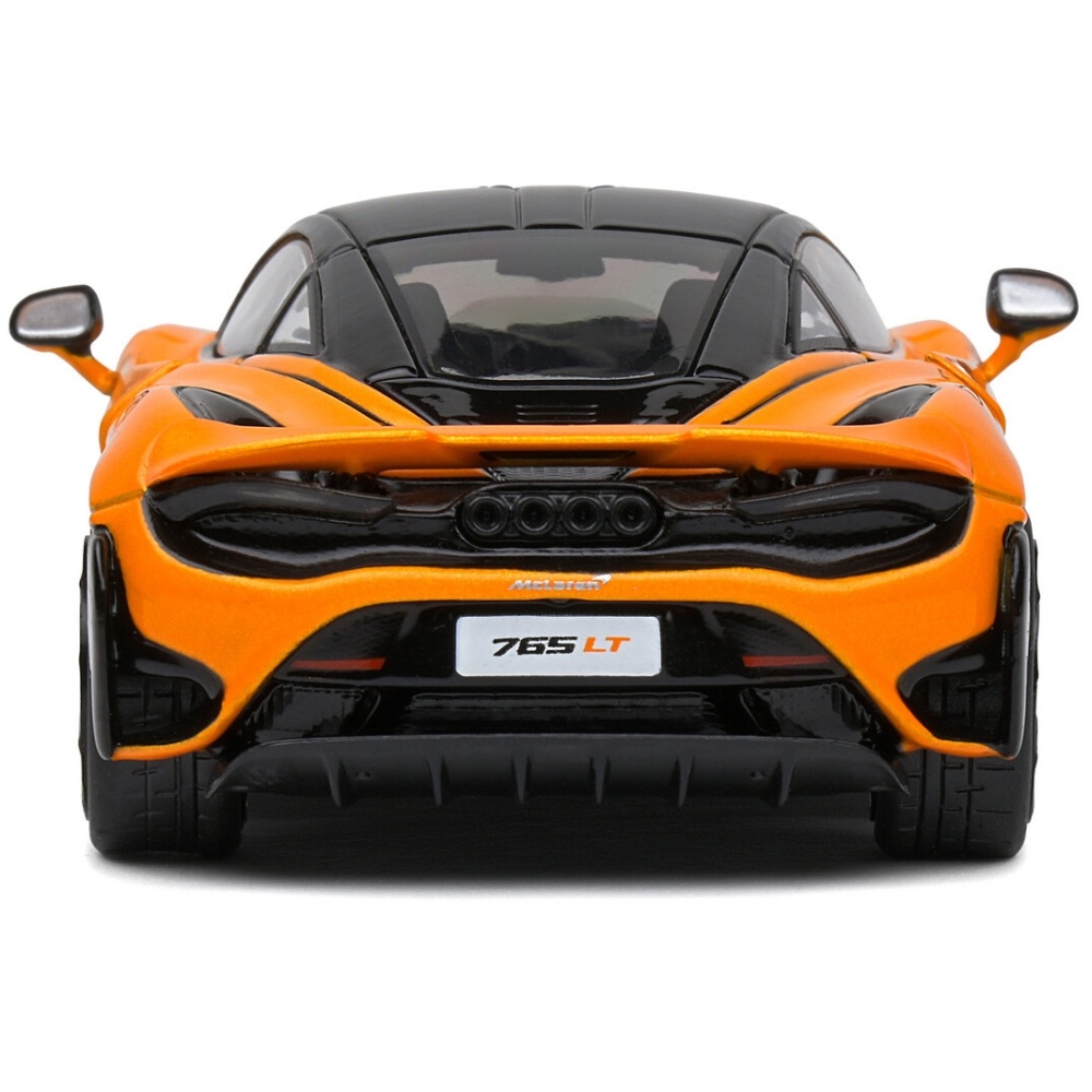 1:43 McLaren 765LT orange-black Solido Scale Model - Pole Position