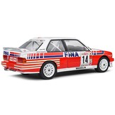 1:18 Bmw M3 (e30) #14 Duez Belgien Procar 1993 Rot-Weiß-Blau Solido Modellauto