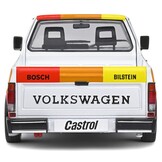 1:18 Volkswagen Caddy MK 1 Kamei Street Fighter 1982 yellow-orange-red Solido Scale model