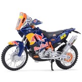 1:18 KTM 450 #1 Toby Price Rally Factory Edition Dakar Rally 2019 blauw-oranje-geel Bburago Schaalmodel