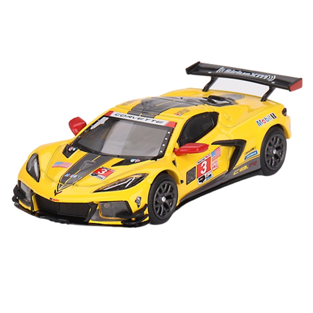 1:64 Western Star 49x Chevrolet Corvette Racing C8.r Transporter Set + 2 Cars various Mini GT Scale Model