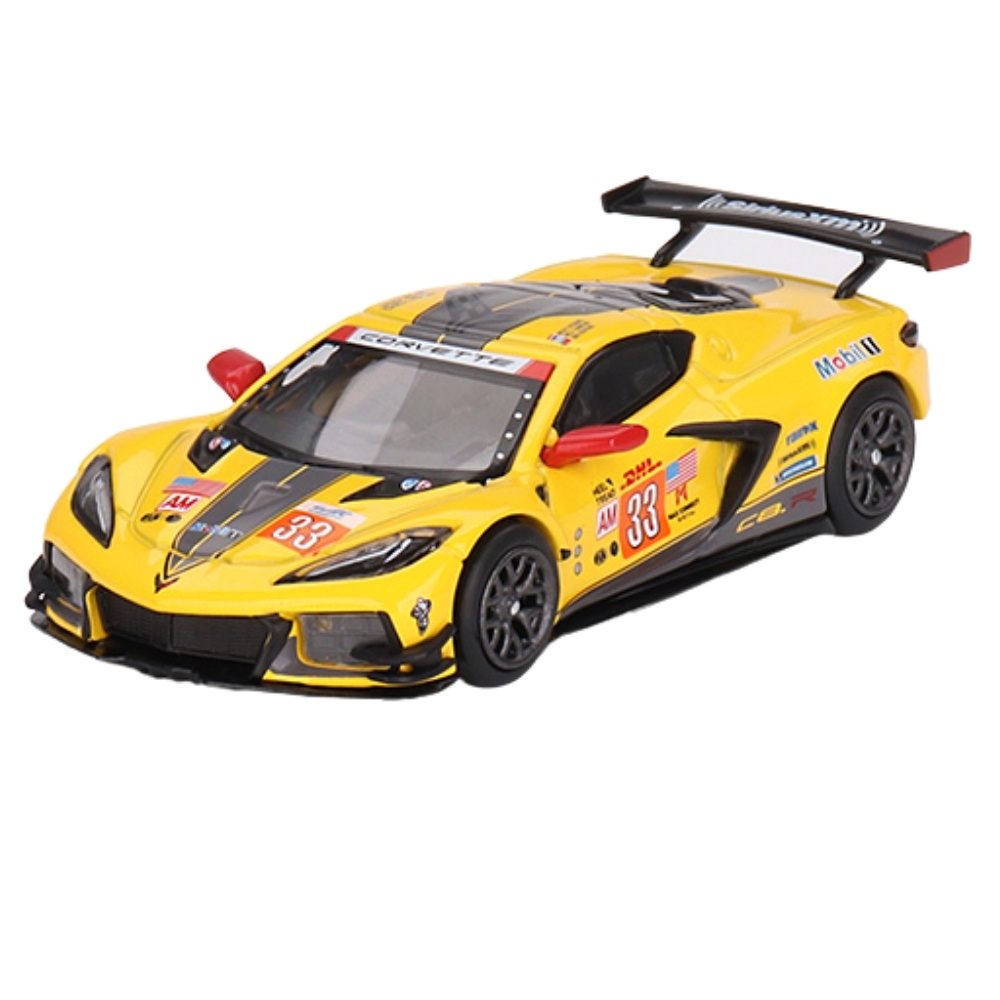1:64 Western Star 49x Chevrolet Corvette Racing C8.r Transporter Set + 2 Cars various Mini GT Scale Model