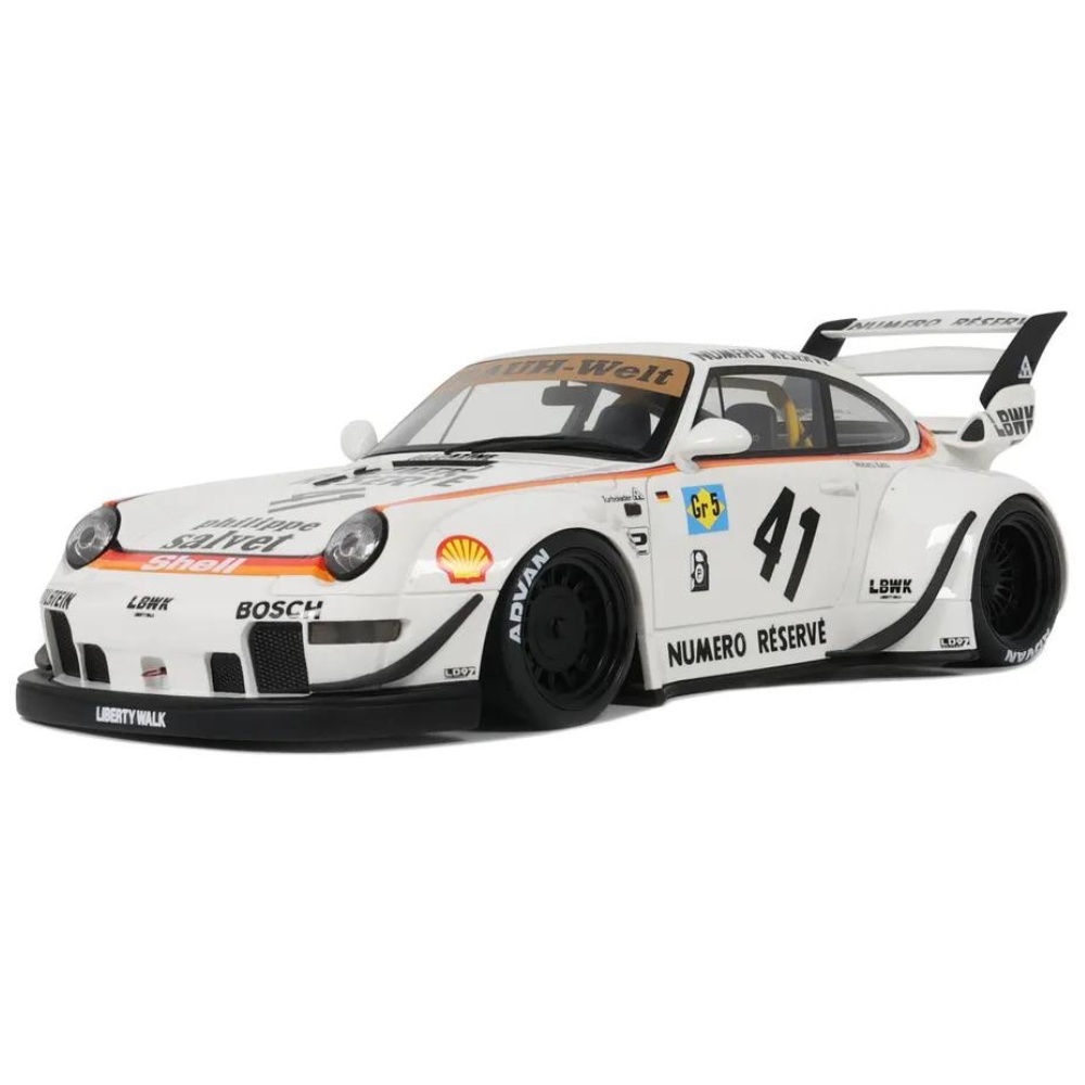 1:18 Porsche 911 RWB RWB Bodykit Kato-San White GT Spirit Scale Model