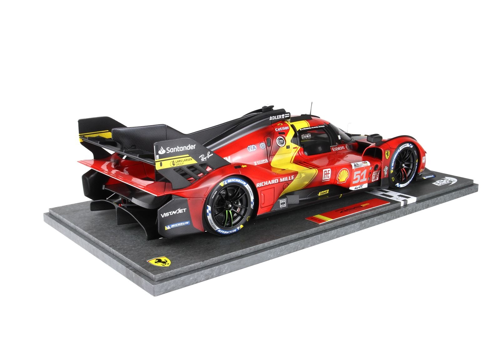 1:12 Ferrari 499P (Dirty) Pier Guidi-Calado-Giovinazzi #51 'Winner Le Mans 2023' - BBR Limited Edition