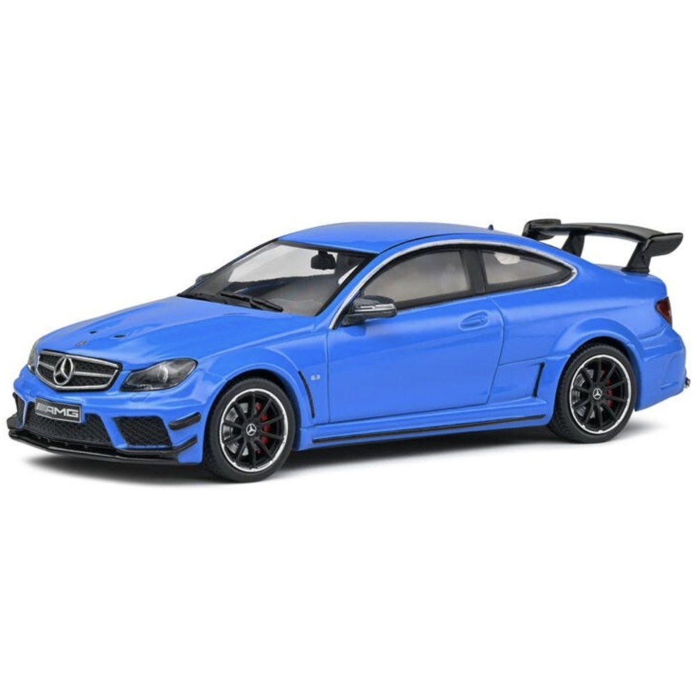 1:43 Mercedes Benz C63 AMG Black Series 2012 blue Solido Scale model