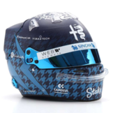 1:5 Zhou Guanyu - Helmet - Japanese GP 2023 blauw Spark Schaalmodel