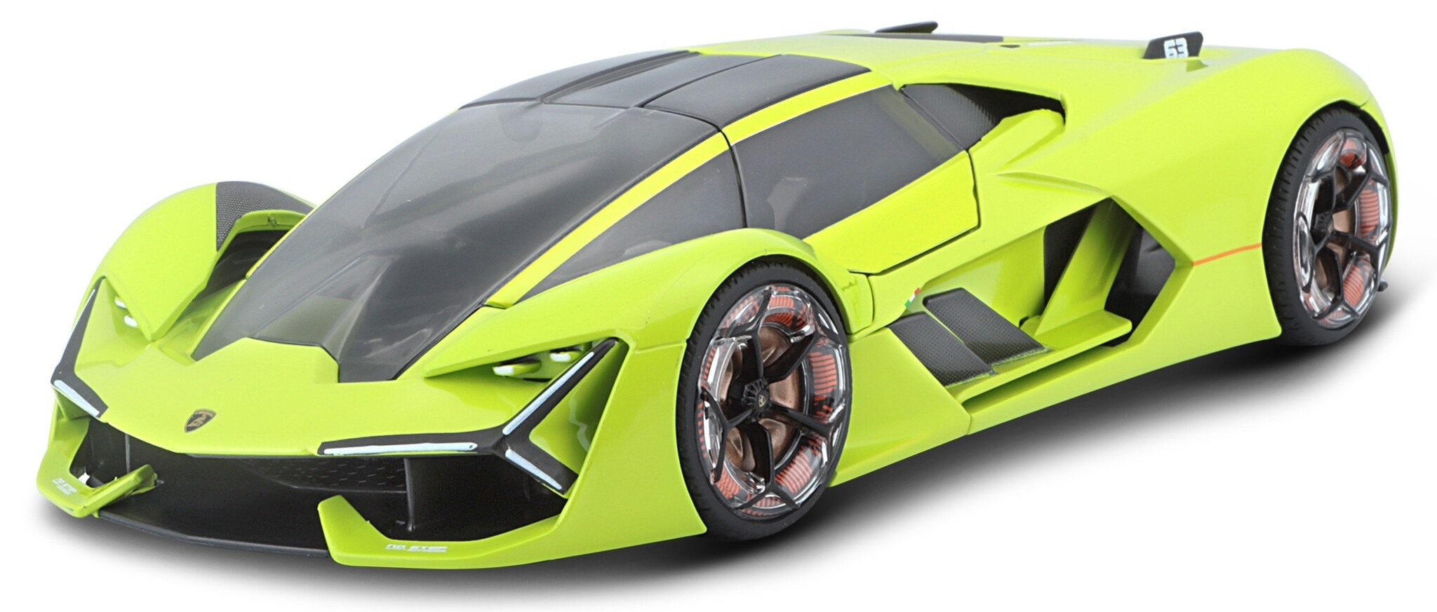 1:24 Lamborghini Terzo Millennio 2019 Limonengrün Bburago Modellauto