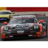 1:43 Porsche 911 GT3 R (992) #44 Mateu/makowiecki/chevalier/palette 24h Spa 2023 black-silver-red Spark Scale Model