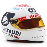 1:5 Yuki Tsunoda - Helmet - Japanese GP 2023 wit-blauw-rood Spark Schaalmodel