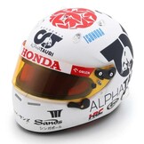 1:5 Yuki Tsunoda - Helmet - Japanese GP 2023 wit-blauw-rood Spark Schaalmodel