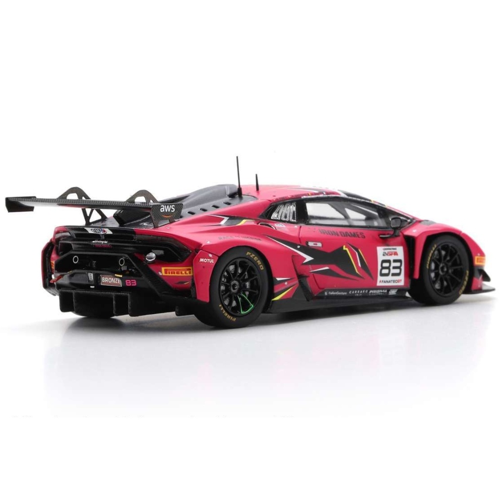 1:43 Lamborghini Huracan GT3 Evo 2 #83 Pin/frey/bovy/gatting 24h Spa 2023 roze-zwart Spark Schaalmodel1:43 Lamborghini Huracan GT3 Evo 2 #83 Pin/frey/bovy/gatting 24 Stunden Spa 2023 Pink-Schwarz Spark Miniaturmodell