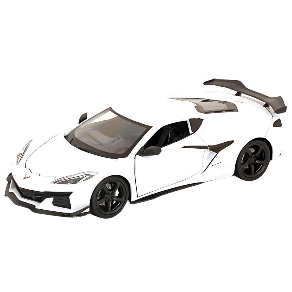 1:24 Chevrolet Corvette Z06 2023 white Welly Scale Model