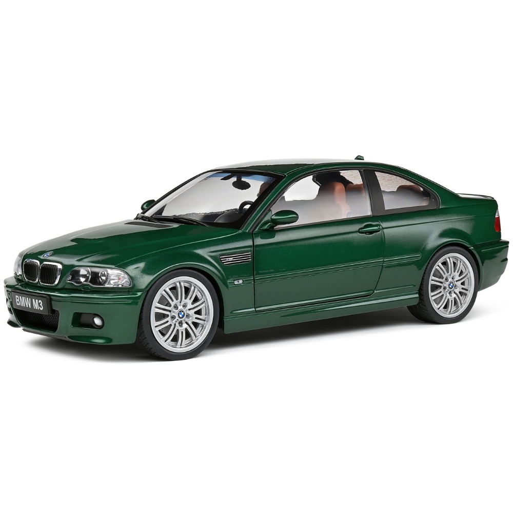 1:18 BMW M3 (E46) Coupe 2000 dark green Solido Scale Model