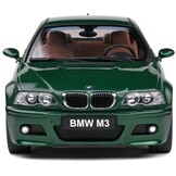 1:18 BMW M3 (E46) Coupe 2000 dark green Solido Scale Model