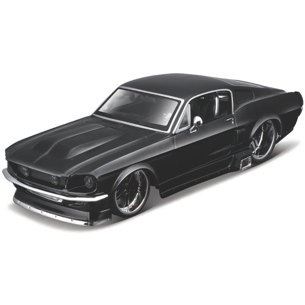 1:24 Ford Mustang GT 1967 'kit' zwart Maisto Schaalmodel