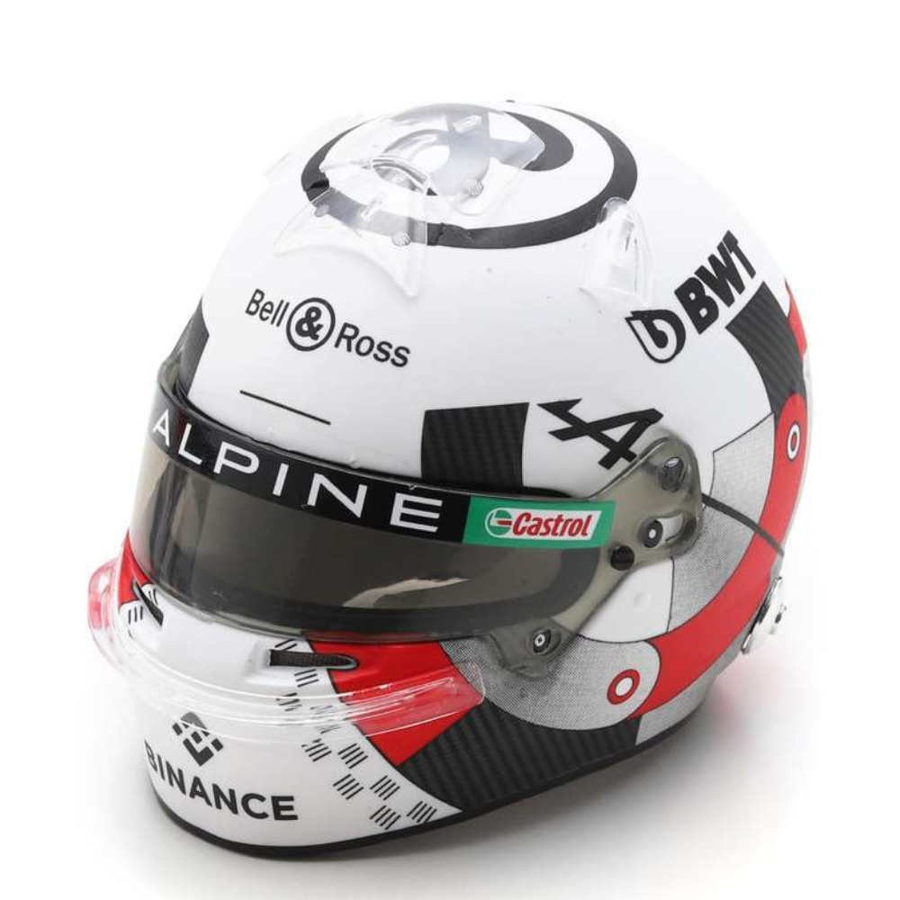 1:5 BTW Alpine F1 Team - Esteban Ocon - Belgian GP Helmet 2023 Spark Schaalmodel