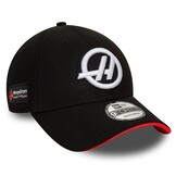2024 MoneyGram Haas F1 Team Zwart 9FORTY Adjustable Cap