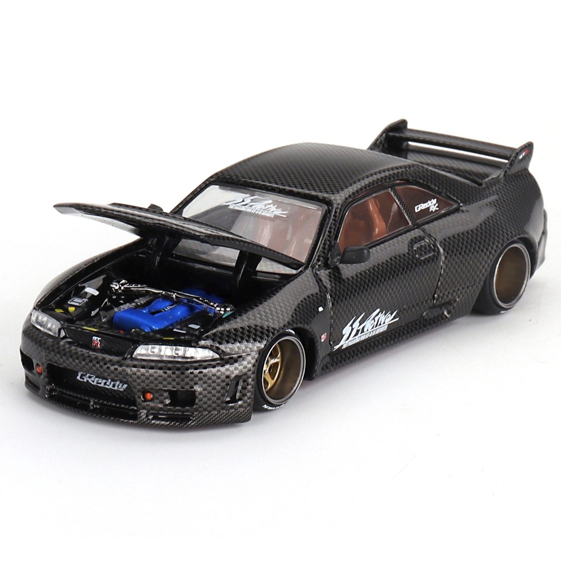 1:64 Nissan Skyline GT-R (R33) 1995 Active Carbon Black