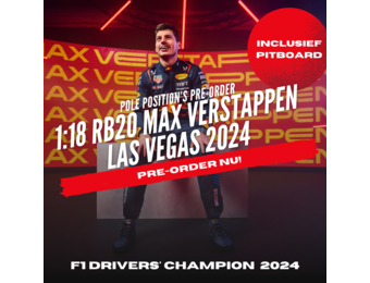 PRE-ORDER: 1:18 Oracle Red Bull Racing RB20, M. Verstappen 'Las Vegas Grand Prix 2024'