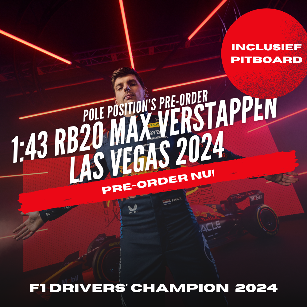 PRE-ORDER: 1:43 Oracle Red Bull Racing RB20, M. Verstappen 'Las Vegas Grand Prix 2024'