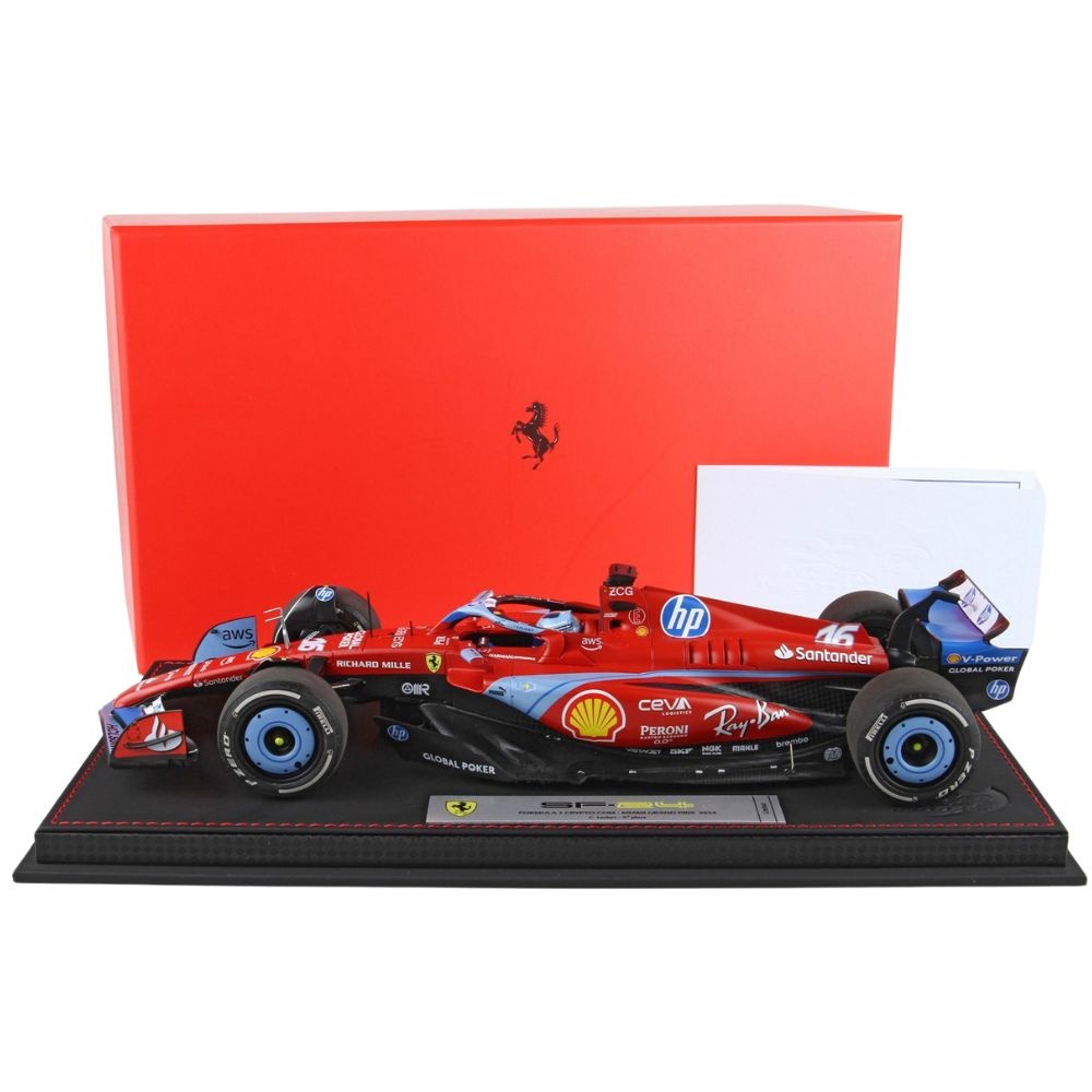 1:18 Scuderia Ferrari SF-24 Charles Leclerc GP USA Miami 2024 - Luxury pack