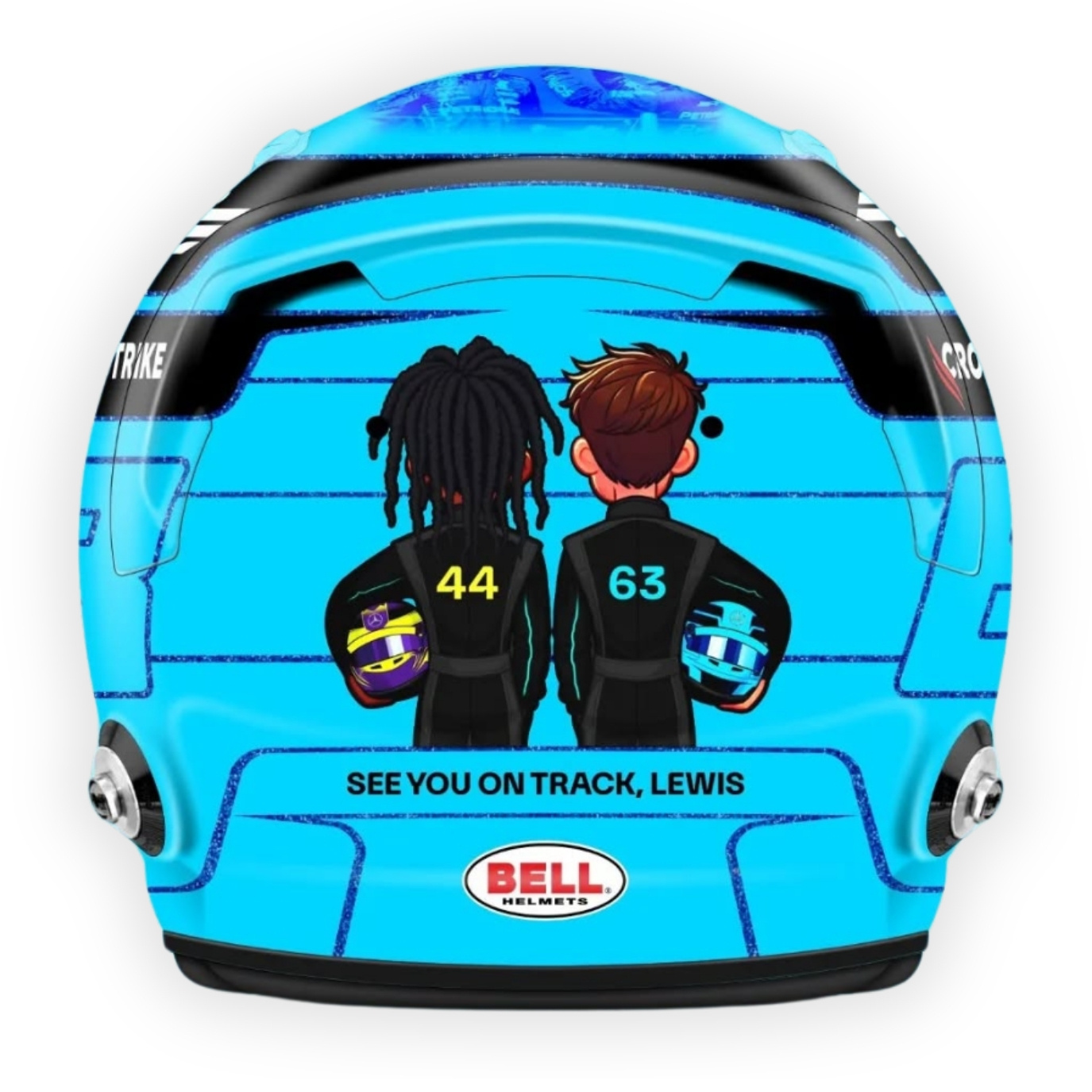PRE-ORDER: 1:5 George Russell Helm Abu-Dhabi GP 2024 - Spark Models