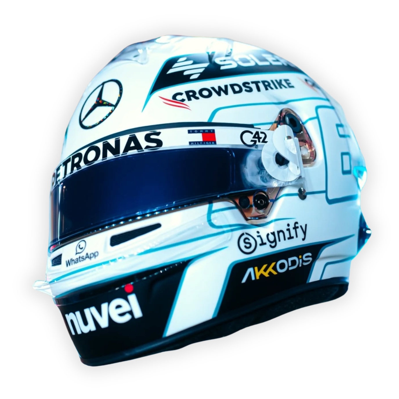 1:5 George Russell Helm Qatar GP 2024 - Spark Models