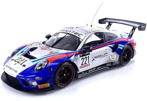 1:18 Porsche 911 GT3 R, #221 GPX Martini Racing 24 Hours of Spa 2022' IXO