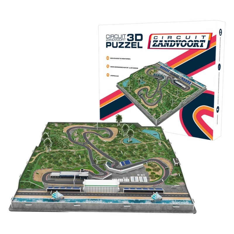 Circuit Zandvoort 3D puzzle