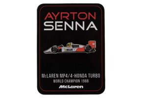 Ayrton Senna Pin World Champion 1988