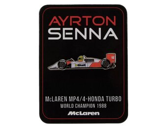 Ayrton Senna Pin World Champion 1988