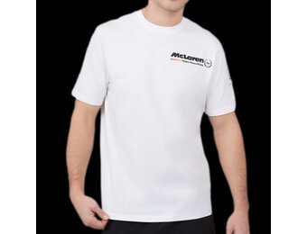 McLaren T-shirt Monaco F1 Grand Prix 1984 Triple Crown White