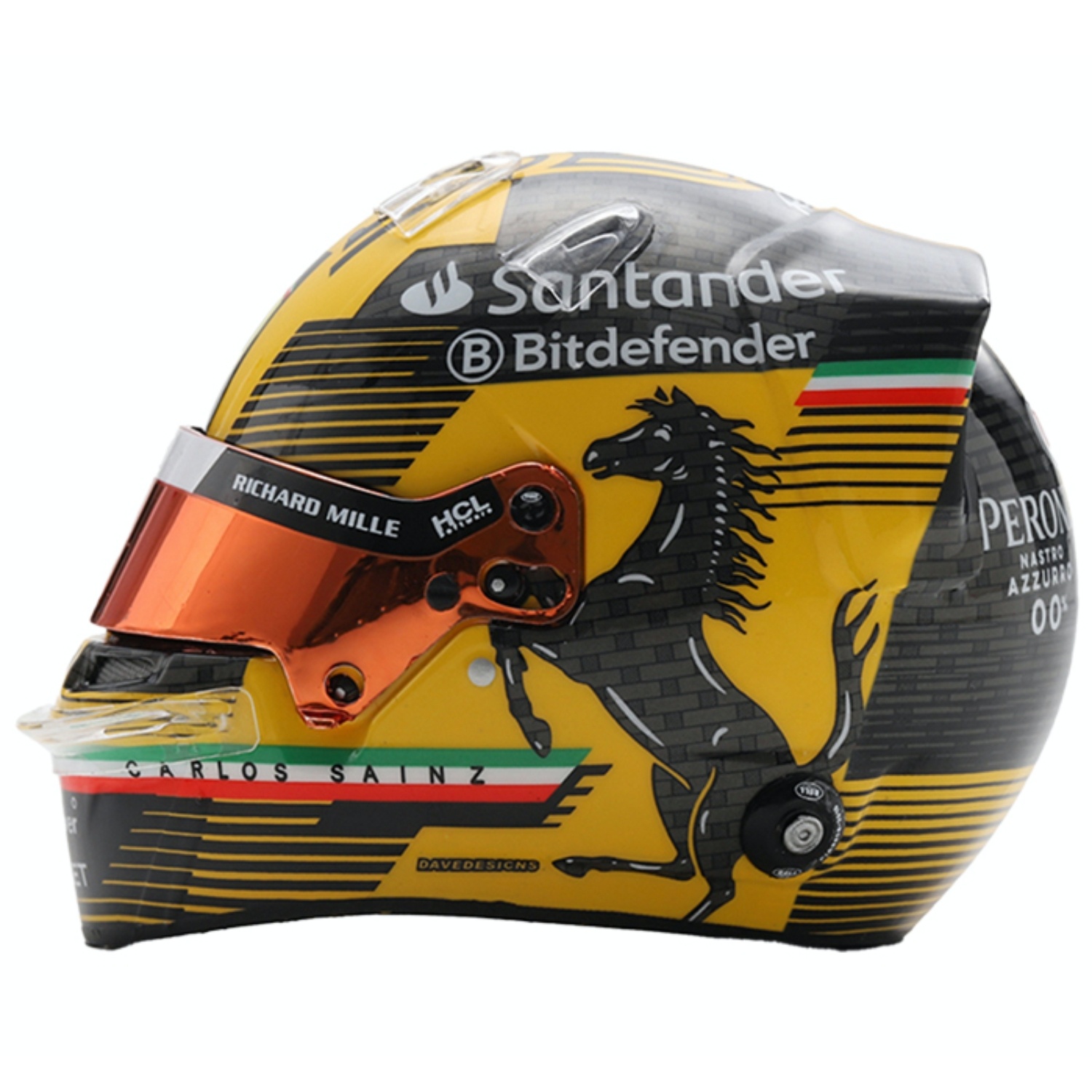 PRE-ORDER: 1:5 Carlos Sainz Helm 'Italian Grand Prix 2024' Helm