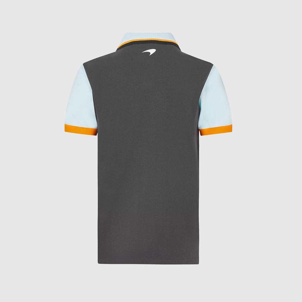 McLaren F1 Gulf Mens Block Blue Polo